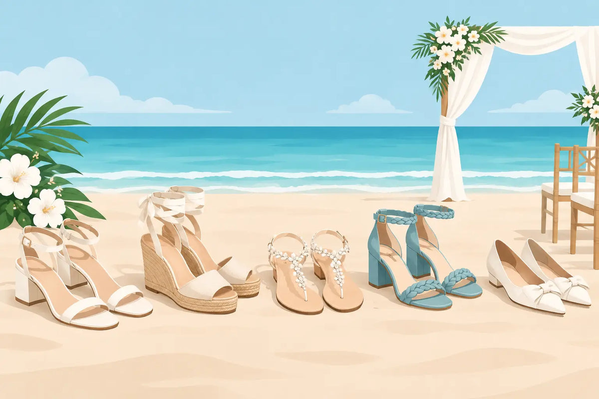 7 Best Shoes for Beach Weddings That Stay Chic