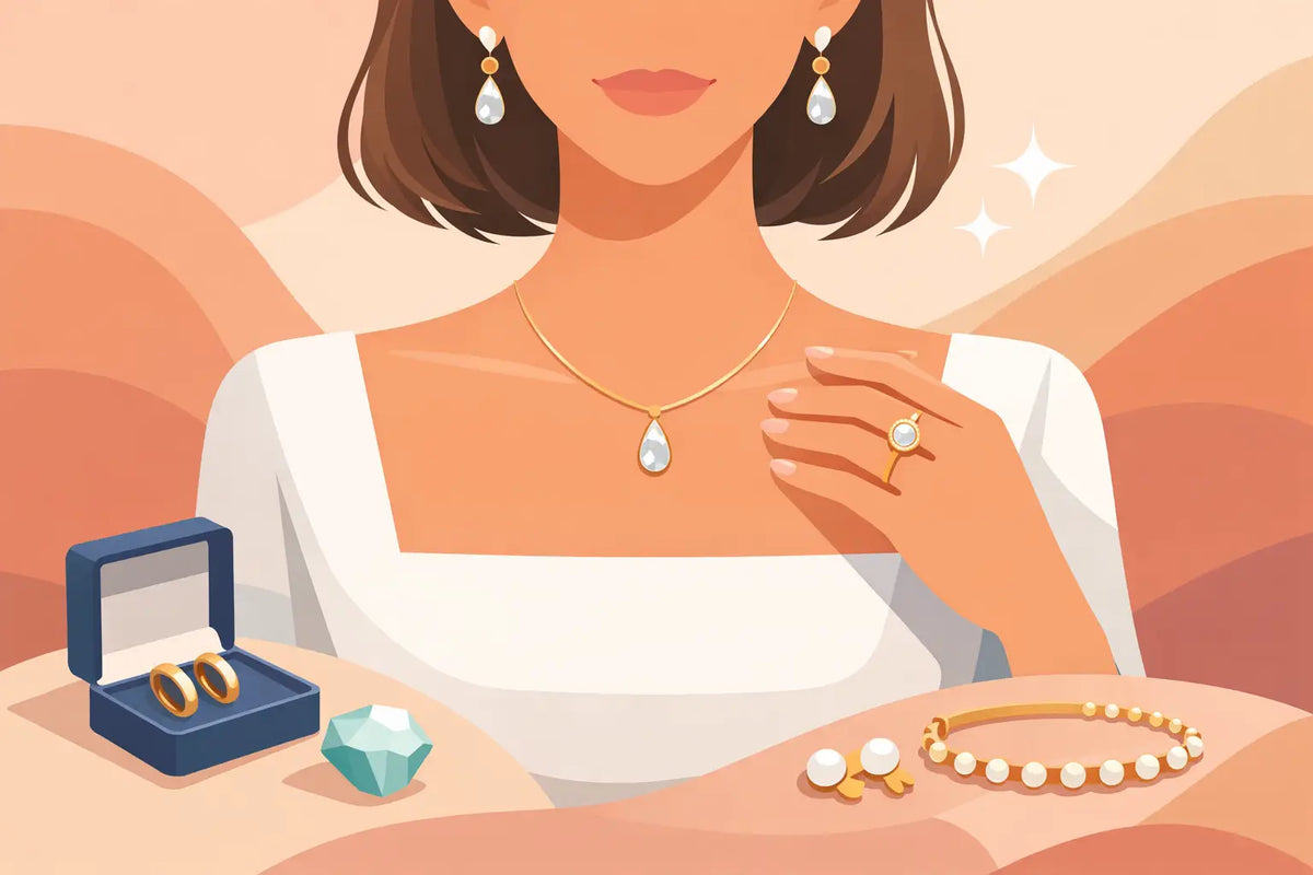 Jewelry for a Square Neck Dress That Looks Right
